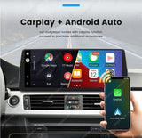 SCUAMXCON Android Wireless CarPlay Android Auto Car Radio 12.3'' 2K Screen GPS 4G LTE WIFI BT5.1 DSP Car Multimedia Player for BMW X1 F48 2016-2017