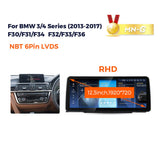 SCUMAXCON Wireless CarPlay & Android Auto Car Radio, Android 12.3" Touchscreen BT 5.1 DSP GPS Multimedia Player for BMW 3 Series F30 F31 4 Series F34