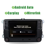 VW Original OEM RCD330 6RD 035 187E Carplay,Android Auto,BT,RVC for VW GOLF PASSAT