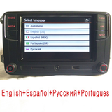 VW Original OEM RCD330 6RD 035 187E Carplay,Android Auto,BT,RVC for VW GOLF PASSAT