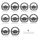 For Volkswagen Golf 7.5 GT-I MK7 V-W Pol-o GT-S GT-D GT-E Scirocc-o R Passa-t CC R-Line LED  Carbon Fiber Steering Wheel