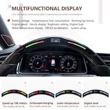 For Volkswagen Golf 7.5 GT-I MK7 V-W Pol-o GT-S GT-D GT-E Scirocc-o R Passa-t CC R-Line LED  Carbon Fiber Steering Wheel