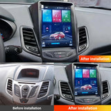 SCUMAXCON Car Radio Multimedia Video Player Wireless Carplay AndroidAuto BT Navigation Monitor For Ford Fiesta 2009-2015