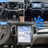 Scumaxcon  12.1" Vertical Screen  Car GPS Navigation Multimedia Player Android CarPlay Screen for Ford F150 Ranger Everest T6 2011-2021