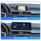 SCUAMXCON Android Wireless CarPlay Android Auto Car Radio 12.3'' 2K Screen GPS 4G LTE WIFI BT5.1 DSP Car Multimedia Player for BMW X1 F48 2016-2017