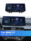 SCUAMXCON Android Wireless CarPlay Android Auto Car Radio 12.3'' 2K Screen GPS 4G LTE WIFI BT5.1 DSP Car Multimedia Player for BMW X1 F48 2016-2017