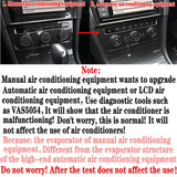 Automatic air conditioning panel with LCD touch screen show Seat heating and ventilation Suitable for VW  Passat B8 2015