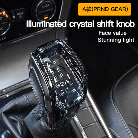 SCUMAXCON LED Colorful Luminous Gear Shift Knob Crystal Automatic Transmission Gear Head For Volkswagen Passat Sagitar Lavida Magotan CC