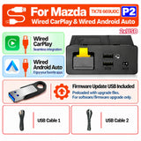 Adaptateur USB sans fil Scumaxcon Type-C CarPlay Android Auto (hub OEM) pour Mazda 2, 3, 6, CX3, CX5, CX8, CX9, MX5, Demio, Miata (TK78669U0C)