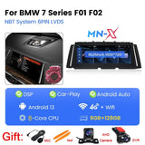 Scumaxcon Car Stereo Video Player, Carplay GPS Navigation, NBTHead Unit for BMW 7 Series, F01, F02, 128-2009, CIC
