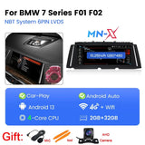 Scumaxcon Car Stereo Video Player, Carplay GPS Navigation, NBTHead Unit for BMW 7 Series, F01, F02, 128-2009, CIC