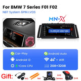 Scumaxcon Car Stereo Video Player, Carplay GPS Navigation, NBTHead Unit for BMW 7 Series, F01, F02, 128-2009, CIC