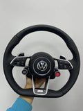 SCUMAXCON Sport Steering Wheel for Volkswagen R8, Golf, Passat, and Compatible with Sagita, Magotan B6, B7, CC, Golf 6, Lamando  Universal Fit for Various VW Models