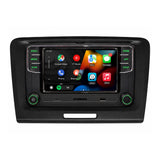 SCUMAXCON 6,5' RCD330 RCD360 PRO2 RCD360 PRO3S Wireless Carplay Android Auto Green Light  Bluetooth USB SD FM with Frame for Skoda Superb 2009-2014
