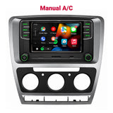 SCUMAXCON 6,5' RCD330 RCD360 PRO2 RCD360 PRO3S Wireless Carplay Android Auto Green Light  Bluetooth USB SD FM with Frame for Skoda Octavia 2007- 2013