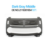 SCUMAXCON Front Dashboard Air Conditioning AC Vent Grille Cover Panel For Mercedes Benz E Class W211 2003-2008 E200 E230 E260 E280 E300