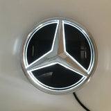 SCUMAXCON Car Front Grill Logo Light mirror face LED Badge Emblem Luminous Decorative Light For Mercedes Benz W205 W218 W207 W176 W212