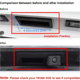 SCUMAXCON Trunk Handle Backup Camera RV with Dynamic Trajectory Guide Line/License Plate Light Camera without Dynamic Trajectory Guide Line - for VW Touran