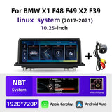 SCUMAXCON Linux System High-end For BMW X1 X2 F48 F49 F39 NBT Multimedia Video Player Wireless Carplay AndroidAuto BT Navigation Monitor