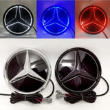 SCUMAXCON Car Front Grill Logo Light mirror face LED Badge Emblem Luminous Decorative Light For Mercedes Benz W205 W218 W207 W176 W212