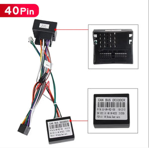 CANBUS Decoder for Android Car Radio Head Unit, Universal Car Stereo CANBUS Adapter Box Compatible with Volkswagen, Toyota, Honda, Hyundai, Jeep, BMW, Benz, Ford, Skoda, Seat and More Models