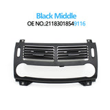 SCUMAXCON Front Dashboard Air Conditioning AC Vent Grille Cover Panel For Mercedes Benz E Class W211 2003-2008 E200 E230 E260 E280 E300