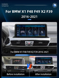 SCUMAXCON Linux System High-end For BMW X1 X2 F48 F49 F39 NBT Multimedia Video Player Wireless Carplay AndroidAuto BT Navigation Monitor