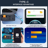 Scumaxcon Wireless Type-C CarPlay Android Auto Adapter UBS Hub OEM for Retrofit Mazda 2 3 6 CX3 CX5 CX8 CX9 MX5 Demio Miata TK78669U0C Kit