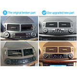 SCUMAXCON Front Dashboard Air Conditioning AC Vent Grille Cover Panel For Mercedes Benz E Class W211 2003-2008 E200 E230 E260 E280 E300