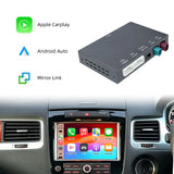 SCUAMXCON Wireless CarPlay  Android Auto Navigation Mirror Retrofit Module For Volkswagen Touareg RNS850 2011-2017
