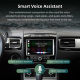 SCUAMXCON Wireless CarPlay  Android Auto Navigation Mirror Retrofit Module For Volkswagen Touareg RNS850 2011-2017