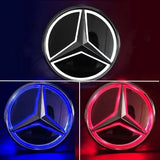 SCUMAXCON Car Front Grill Logo Light mirror face LED Badge Emblem Luminous Decorative Light For Mercedes Benz W205 W218 W207 W176 W212