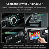 SCUAMXCON Wireless CarPlay  Android Auto Navigation Mirror Retrofit Module For Volkswagen Touareg RNS850 2011-2017
