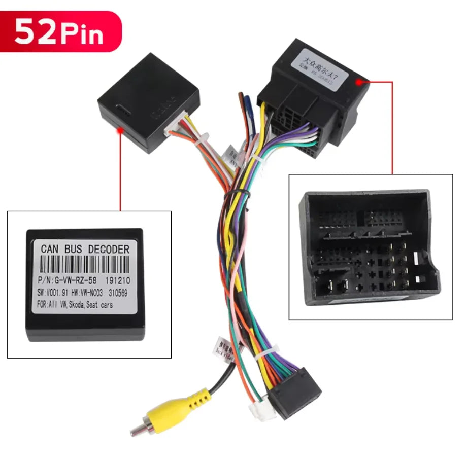 CANBUS Decoder for Android Car Radio Head Unit, Universal Car Stereo ...