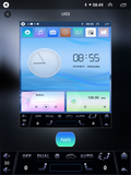 SCUMAXCON Car Radio Multimedia Video Player Wireless Carplay AndroidAuto BT Navigation Monitor For Ford Fiesta 2009-2015