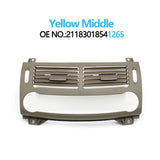 SCUMAXCON Front Dashboard Air Conditioning AC Vent Grille Cover Panel For Mercedes Benz E Class W211 2003-2008 E200 E230 E260 E280 E300