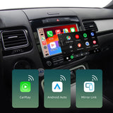 SCUAMXCON Wireless CarPlay  Android Auto Navigation Mirror Retrofit Module For Volkswagen Touareg RNS850 2011-2017