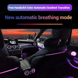 SCUMAXCON 64 Colours LED Turbine Vents Ambient Light  Car Speaker Cover Decorative Lamp Part For Mercedes Benz W205 X253 GLC Coupe C43 C63s