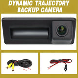 SCUMAXCON Trunk Handle Backup Camera RV with Dynamic Trajectory Guide Line/License Plate Light Camera without Dynamic Trajectory Guide Line - for VW Touran