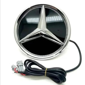 SCUMAXCON Car Front Grill Logo Light mirror face LED Badge Emblem Luminous Decorative Light For Mercedes Benz W205 W218 W207 W176 W212