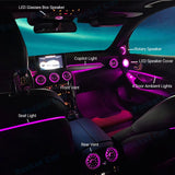 SCUMAXCON 64 Colours LED Turbine Vents Ambient Light  Car Speaker Cover Decorative Lamp Part For Mercedes Benz W205 X253 GLC Coupe C43 C63s