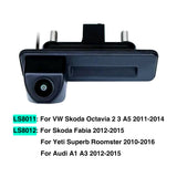SCUMAXCON AHD Vehicle Trunk Handle Car Reverse Backup Camera For VW Skoda Octavia 2 3 A5 Fabio Yeti Superb Audi A1 A3