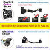 SCUMAXCON Autoradio RCN210 USB MP3 AUX SD Integriertes Bluetooth mit CD Spieler für VW Golf MK4 Polo Passat B5