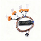 SCUMAXCON 5Q0907275F 433Mhz A Set Tire Pressure Monitoring Sensor 4M0907273B TPMS For Volkswagen PQ Platform: Golf VI, Sharan, Passat B6, Tiguan, Jetta, T-Roc, Touran 2, Amarok