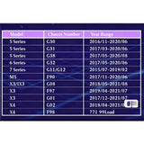 SCUMAXCON OEM Blade Key 433MHz Lock Horn Functions G Chassis Compatible (G30/G31/G32/G38/G11/G12) For BMW 1PC