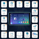 SCUMAXCON M6S PRO PLUS 10' 4 + 64 GB AUTORADIO STEREO ANDROID 12 DRAHTLOSES CARPLAY-KABEL ANDROID AUTO BLUETOOTH WIFI USB GPS 2K TOUCHSCREEN RCD330-STIL Universeller Autoradio-Multimedia-Videoplayer 