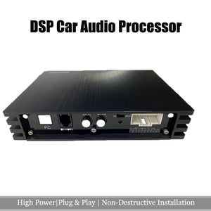 SCUMAXCON DSP Car Audio Processor 31-Band HiFi Sound Tuning, 10-Channel High Power Amplifier Lossless Upgrade, Compatible with SCUMAXCON RCD360 VW Stereo