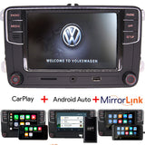 6,5" VW Autoradio RCD330 CarPlay Mirrorlink BT RVC AUX für Volkswagen Tiguan Golf 5 6 Passat Polo Touran Caddy Jetta T5 Skoda Sitz EOS CC 