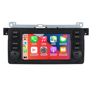 SCUMAXCON 9' 2+32G AUTORADIO STEREO ANDROID 11 WIRELESS CARPLAY ANDROID AUTO BLUETOOTH WIFI USB GPS IPS TOUCHSCREEN Für BMW 3er E46 Multimedia M3 318/320/325/330/335 1998-2005 