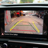 SCUMAXCON Car Smart Flip Trunk Handle Rear View Camera Reverse Backup Dynamic Track Camera For VW CC Golf 5 6 Passat B6 B7 Beetle For MIB RCD330 RCD360